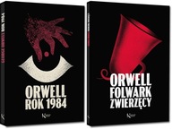 ROK 1984 + FOLWARK ORWELL ZWIERZĘCY TWARDA ILUST.