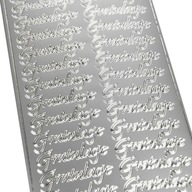 Stickers matricák GRATULÁLUNK ezüst
