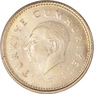 Moneta, Turcja, 2500 Lira, 1991, AU(50-53), Nikiel