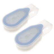 2 SZT. NIEBIESKIE LAMPKI LED Z KLIPSEM I 3 TRYBAMI ŚWIECENIA