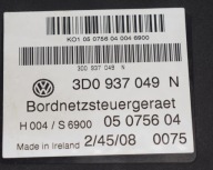 VW PHAETON LIFT module control unit 3D0937049N