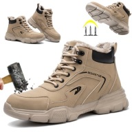 Pánske zimné zateplené pracovné poltopánky s špičkou S3 BHP