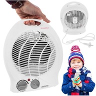 Teplovzdušný ventilátor Volteno 2000 W biely + VÝSTRAŽNÁ NÁLEPKA NA BALÍK PRE KURIÉRA NEHÁDŽTE