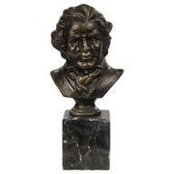 Liatinová busta Ludwiga von Beethovena na mramor