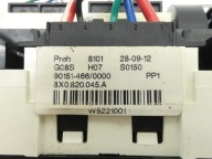 control panel air conditioning devices of the air conditioning AUDI A1 8X 8X0820045A