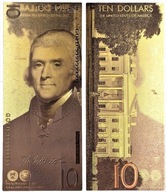 USA Prezydenci Thomas Jefferson 10 Dolarów