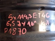 disk disk KIA 5x114,3 ET46 6,5J 16" 52910-AT000