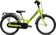 Detský bicykel s nosičom blatníkov YOUKE 18 palcov limetková zelená PUKY
