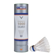 VICTOR Nylonshuttle 1000 slow white Човники для бадмінтону повільні