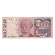 Banknot, Argentina, 1000 Australes, KM:329a, VF(20