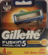 Wkład do masz.Gillette FUSION5 PROGLIDE POWER 4szt