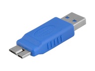 Adapter przejściówka USB 3.0 wtyk - USB 3.0 micro wtyk Lexton LX8378