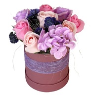 Flower Box Kvety Mydlové Darček Narodeniny Deň žien