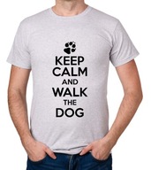 koszulka KEEP CALM AND WALK THE DOG prezent