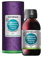 Ekologický extrakt z bazy čiernej + vitamín C 100ml Viridian