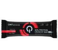 QNT 40% Protein Crunchy Bar Chocolate 65g Proteínová tyčinka Jahoda