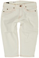 LEE spodnie WHITE jeans regular CAPRI _ 6Y 116cm