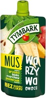 TYMBARK Mus Gruszka Pasternak Banan Bez Cukru 100g