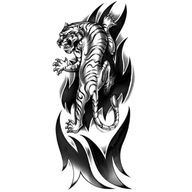 Tatuaż tymczasowy zmywalny tygrys