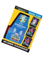 EURO 2024 TOPPS MATCH ATTAX MINI PUSZKA 2 SHINING STARS 28 kart + 3 LIMITED