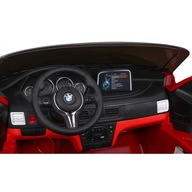 BMW X6M XXL dla 2 dzieci Lakier Czerwony + Pilot + Ekoskóra + Pasy