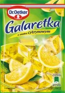 Dr.Oetker Galaretka o smaku cytrynowym 72g