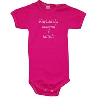 Body krátky rukáv 104 cm Princezná