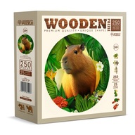 Drevené puzzle Kapybara 250 dielikov, značka CLEMENTONI.