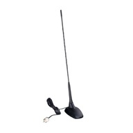 Albrecht CBM-516 antena CB 50cm - wygląd anteny FM, mocny magnes, kabel 4m