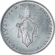 Moneta, PAŃSTWO WATYKAŃSKIE, Paul VI, 5 Lire, 1976