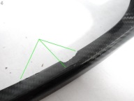 BRABUS MERCEDES E-klasse W212 E63 63 AMG SPOILER diffusor stoßstange heck CARBON