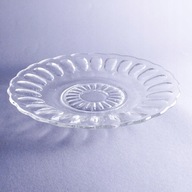 prelom XIX / XX storočia starožitný sklenený tanier