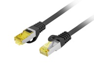 PCF6A-10CU-0050-BK LANBERG Patchcord Cat.6A S/FTP