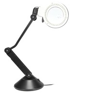 Lampa z lupą LED 90mm 3D-10D ramie łamane YH 728