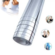 SAMOLEPÍCÍ ZRCADLO HD FÓLIE ZRCADLOVÁ SAMOLEPICÍ VODĚODOLNÁ 200X60 CM