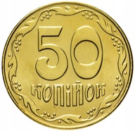 Ukraina 50 kopiejek 2014 r prosto z rolki