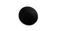 Sklenená doska 120 cm okrúhla farba čierne trblietky