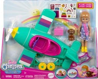 Bábika Barbie Chelsea s lietadlom lietadlo