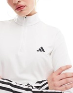 Adidas NH2 bre biała koszulka sportowa stójka zamek logo in6840 XS