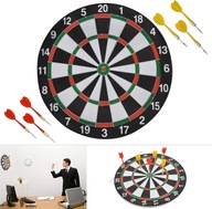 ДОШКА ДЛЯ ДАРТСУ ДРОТИКИ СИЗАЛЬ НАБІР МІШЕНЬ 40 СМ + 6 ДРОТИКІВ