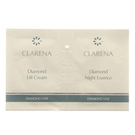 Clarena Diamond Cream + Night Essence próbki 2 x 3 ml