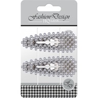 Top Choice Fashion Design Spinki typu Pyk perła srebrna (23811) 1op.-2szt