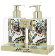 Vivian Gray Wild Flowers luxusné tekuté mydlo 250 ml + mlieko na ruky 250 m