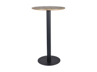 Barový stôl BT-005 dub artisan/čierna fi 60cm SIG