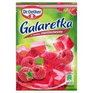 Dr. Oetker Galaretka o smaku malinowym 77 g