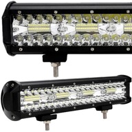 LED panel 240W 12V 24V 30cm led bar pracovná lampa IP65 vodotesná