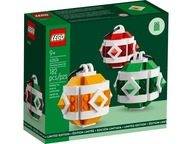 LEGO 40604 Zawieszki Choinkowe Bombki na Choinkę Zestaw świątecznych ozdób