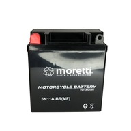 Akumulator motocyklowy 6V11Ah 6N11A-4B GEL MORETTI