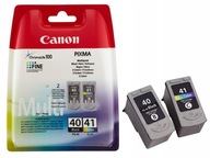2 TUSZE CANON PG40 CL41 PIXMA IP2200 IP2500 IP2600 MP140 MP150 MP160 MP170