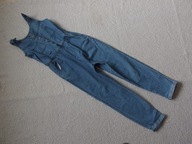 GEORGE SUPER KOMBINEZON SPODNIE SPODENKI JEANS 140